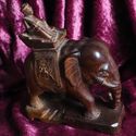 Antique Black Forest Handcarved Wood India Africa 