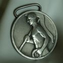 Antique Sterling Silver Olympic Sport Athlethic Ro