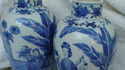 Antique 18.th century Chinese blue and white vase 