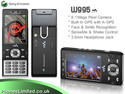 New Sony Ericsson w995 Black Unlocked AT&T Tmobile
