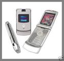 Motorola V3 RAZR Unlocked Silver GSM Phone T-Mobil