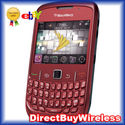 NEW CONDITION SPRINT BLACKBERRY CURVE 8530 RED CLE