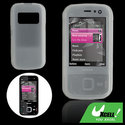 Cell Phone Silicone Case Cover for Nokia N85 Clear