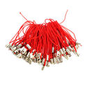 New 100 Pcs Mobile Phone Tags Dangle straps Red Br