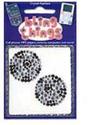 Cell Phone Stick-on Bling two soccer balls