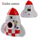 Mini Type Cartoon Rocket Shape 640*480 LCD Screen 