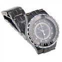 Women Designer Fashion Black Quartz Watch