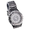 Men Designer Fashion Black Quartz Watch