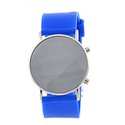 LED Wrist Watch with Round Dial & Silicone Watch S