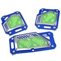 Noctilucent Alloy Non-slip Pedal Pad Cover Kit for