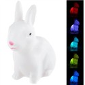 Cute Rabbit Shaped Color Auto-Changing LED Desktop