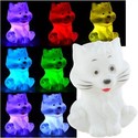 Lovely Cat Shape Design Color Changing LED Desktop