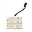 DC 12V SMD5050 Car LED Dome Lights with 9 Led Bulb