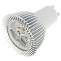 LED Light Bulb with GU10 3W 3-LED 85~265V 260-Lume