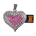 4GB Heart Shape U Disk USB Flash Memory Drive with