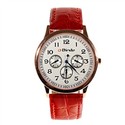 Decent Unisex Wrist Watch Quartz Watch with Round 