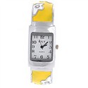 Floral Bracelet Style Wrist Watch Metal Watch with