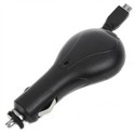 75CM-Length Car Charger with Retractable Cable for