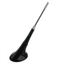 725A Metal Retractable Car Antenna Decor (Black)