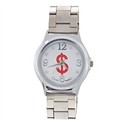 Pair Wrist Watch with Round Dial & Metal Watch Ban