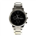 Quartz Wrist Watch with Round Dial & Metal Watch B