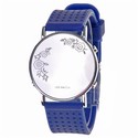 LED Wrist Watch with Round Dial & Silicone Watch B