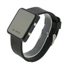 Cool Red LED Wrist Watch Square Dial Watch with Mi