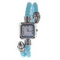 Bracelet Design Wrist Watch with Square Dial and R