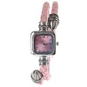 Bracelet Design Wrist Watch with Square Dial and R