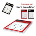 Handy Solar Power Transparent Touch screen Calcula