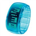 Cool Digital Watch Bracelet Watch with Blue LED Di