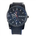 MILER Men&#39;s Wrist Watch with Silicon Rubber Ba