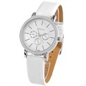 Stylish Round Steel Case Women&#39;s Wrist Watch w