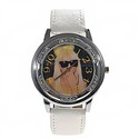 Arabic Numeral Hour Marks Design Wrist Watch with 