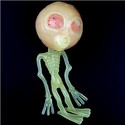 ET Extra-terrestrial Skeleton Toy with Night Light