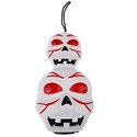 Portable Two Skeleton Heads Lamp with Strap for Co