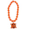 Orange Pumpkins Necklace with Light for Costume Ba