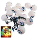 Row of Colorful Eyeball Lamps for Costume Balls /P