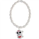 Skeleton Head Necklace Ghost Head Necklace with Li