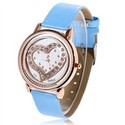 Charming Feminize Quartz Wrist Watch with Heart-sh