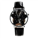 Fashionable Star-shaped Dial Quartz Wrist Watch wi