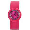 Stylish Pat Silicone Rubber Band Quartz Wrist Watc