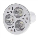 GU10 3-LED 220V 240 Lumens 7000K Light Bulb with C