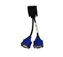 DMS-59 To Dual VGA Splitter Cable