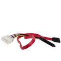 18"" Serial ATA (SATA) Drive Cable w/15-pin Power 