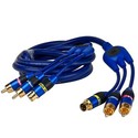 6' Monster Cable CamLink 400 S-Video & 2 RCA (M) t