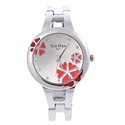 Heart-shaped Patterns Dial Bracelet Women&#39;s Wr