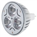 MR16 3-LED 12V 3W 270 Lumens 3250K Light Bulb with