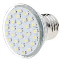 110V E27 1.5W 30-LED 120-Lumen 3500K Light Bulb