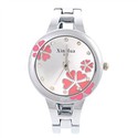 Heart-shaped Patterns Dial Bracelet Women&#39;s Wr